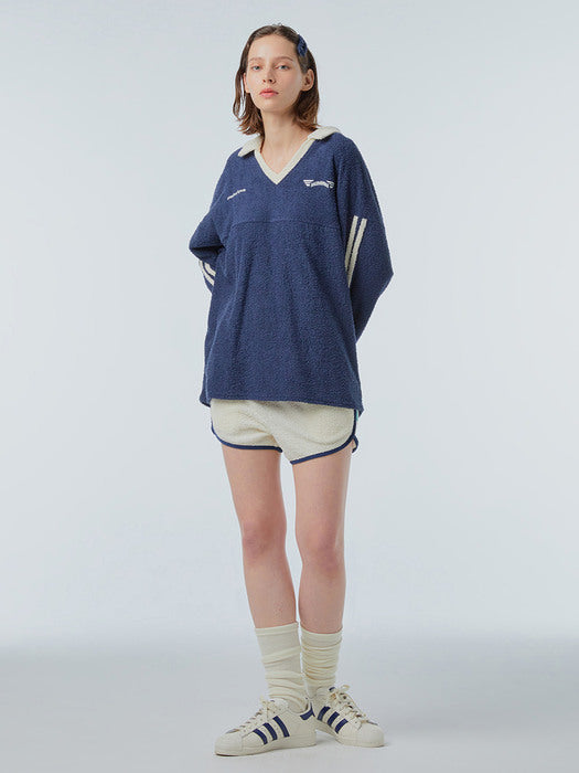 Instantfunk Boucle Shorts - Ivory