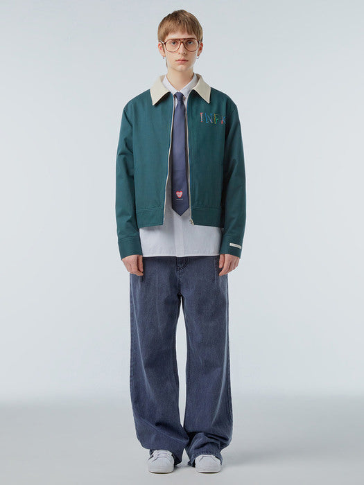 Instantfunk Ms Cotton Zip-up Jacket - Green
