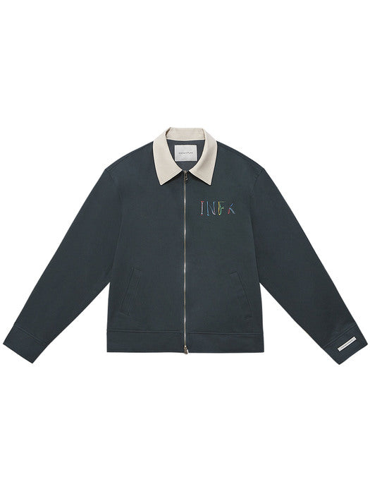 Instantfunk Ms Cotton Zip-up Jacket - Green