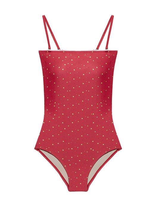 Instantfunk Floral Dress Swimsuit - Red