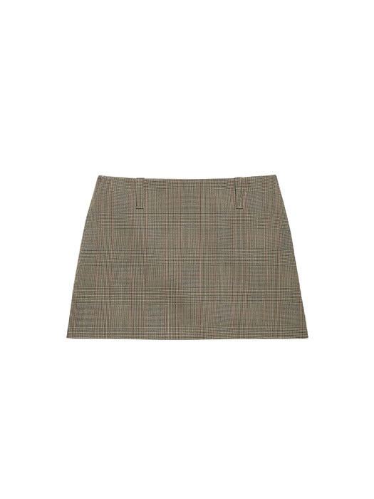 Instantfunk Low-Rise Wool Mini Skirt