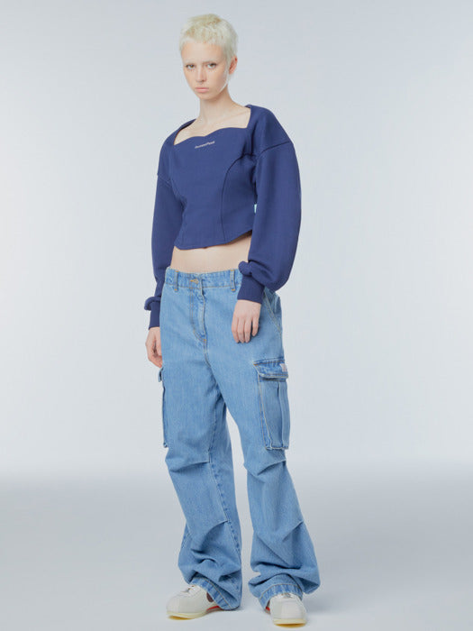 Instantfunk Cargo Wide Denim Pants