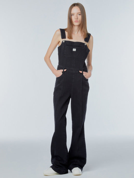 Instantfunk Bootcut Denim Overalls