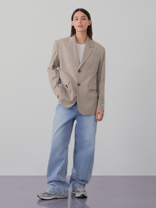 [Instantfunk] Classic Wool Single Jacket