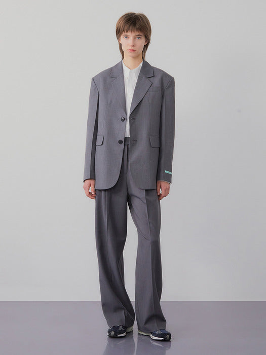 [Instantfunk] Classic Wool Single Jacket