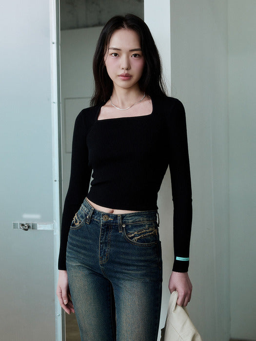 Instantfunk Square Neck Knitwear