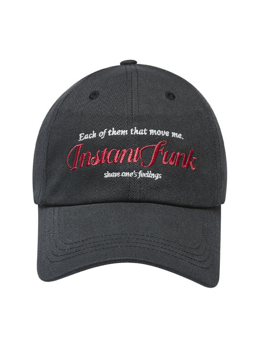 Instantfunk Cursive Logo Embroidered Ball Cap