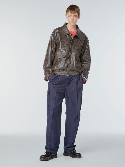 Instantfunk Ms Wide Cargo Slacks