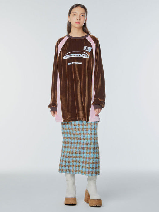 Instantfunk Mermaid Wool Long Skirt