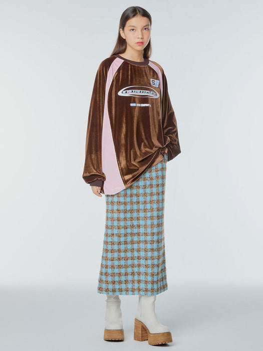 Instantfunk Mermaid Wool Long Skirt