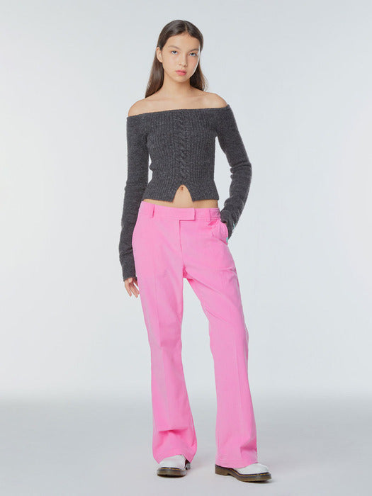 Instantfunk Corduroy Semi Bootcut Pants