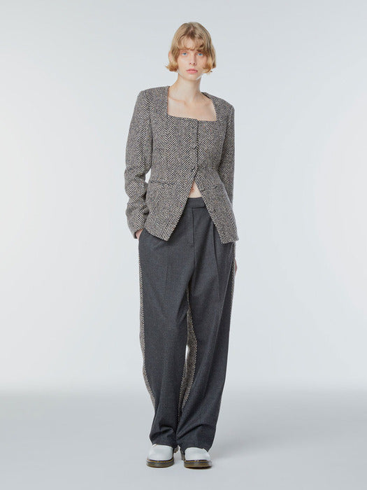 Instantfunk Mixed Wide Wool Slacks
