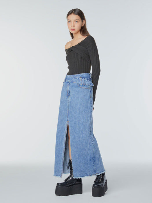 [Instantfunk] Multi-way Drape Knitwear