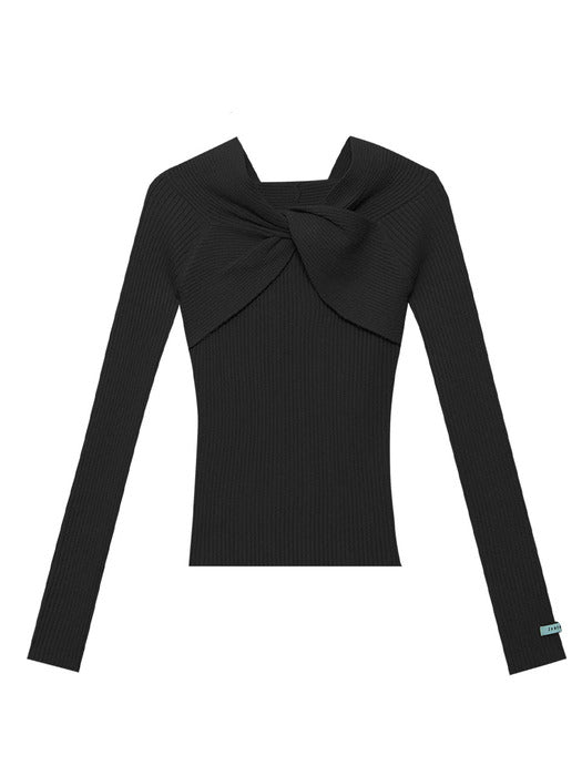 [Instantfunk] Multi-way Drape Knitwear