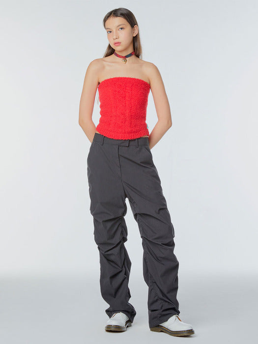 Instantfunk Cable Wool Knitwear Tube Top