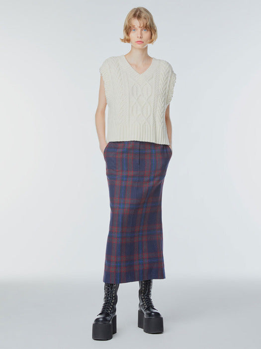 [Instantfunk] Pearl Wool Knitwear Vest