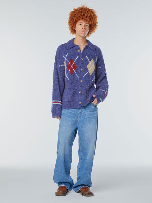 Instantfunk Ms Scratch Wide Denim Pants