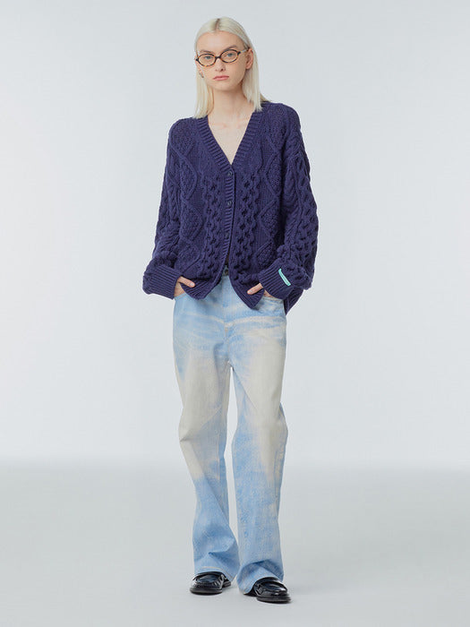 Instantfunk Color Printed Denim Pants