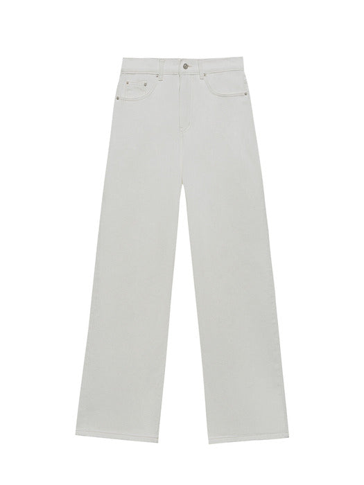 [Instantfunk] Washed Wide Denim Pants
