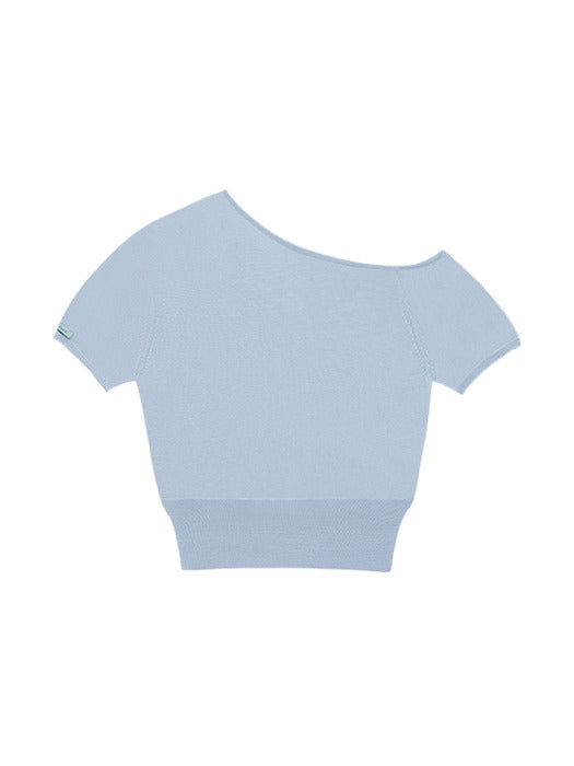 Instantfunk Half Sleeve One-Shoulder Knitwear