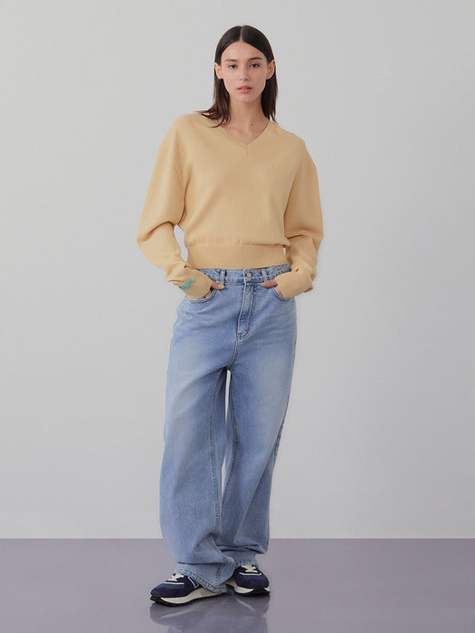 Instantfunk V-neck Volume Knitwear