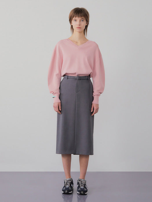 Instantfunk V-neck Volume Knitwear
