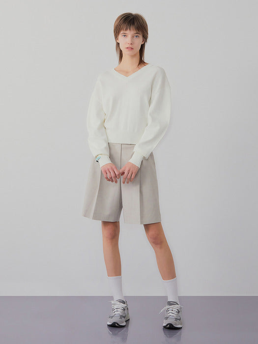 Instantfunk V-neck Volume Knitwear