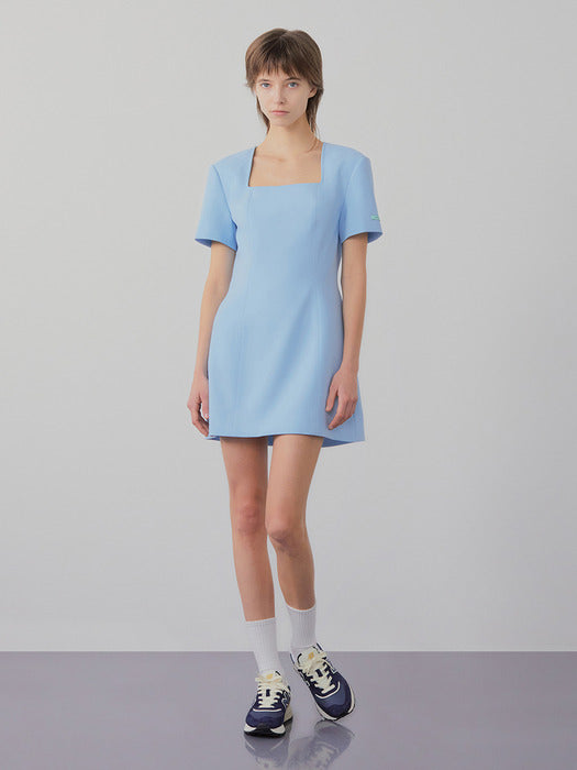 Instantfunk Square Neck Classic Mini Dress
