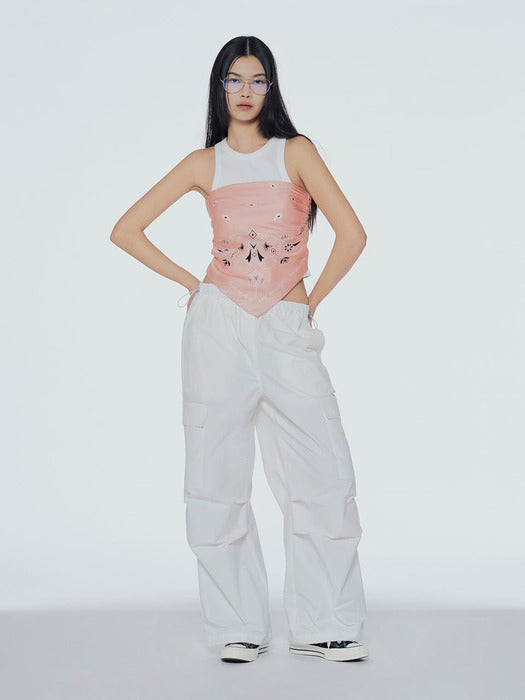 [Instantfunk] Paisley Silk Scarf Top