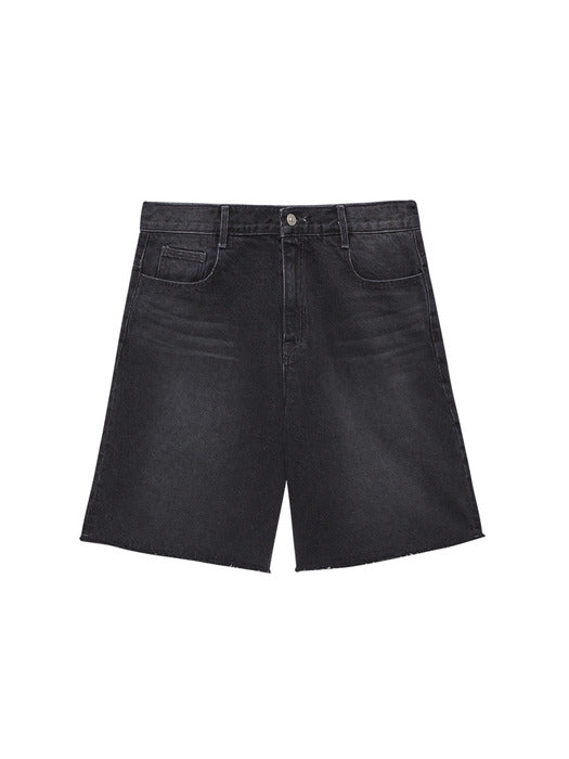 Instantfunk Destroyed Bermuda Denim Pants
