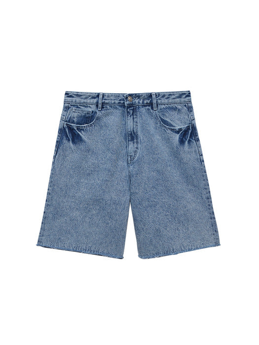 Instantfunk Destroyed Bermuda Denim Pants