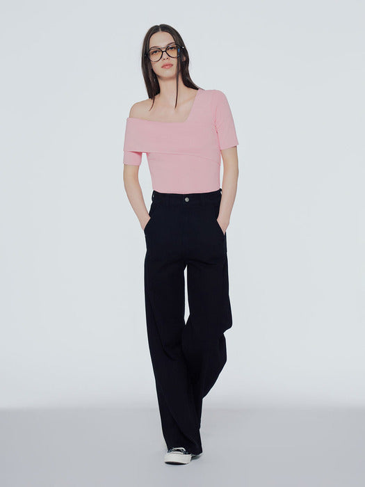 Instantfunk Slim Half One-Shoulder Knitwear