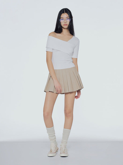 Instantfunk Slim Half One-Shoulder Knitwear