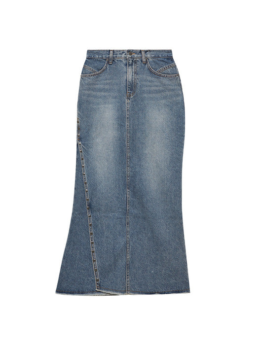 Instantfunk Denim Long Skirt