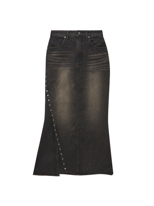 Instantfunk Denim Long Skirt