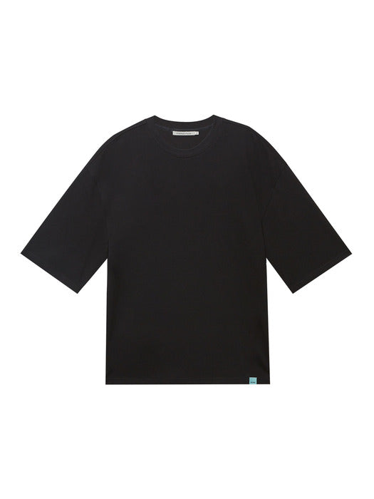 [Instantfunk] Unisex 3/4 Sleeve T-shirt with Sleeve Logo Detail