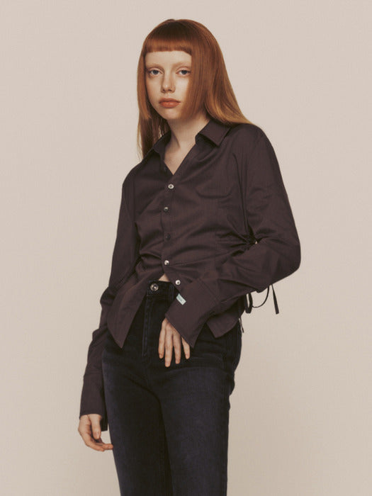 Instantfunk Shirring Dart Shirt
