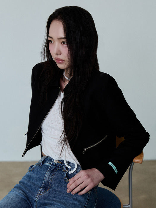 Instantfunk Zip-up Crop Jacket