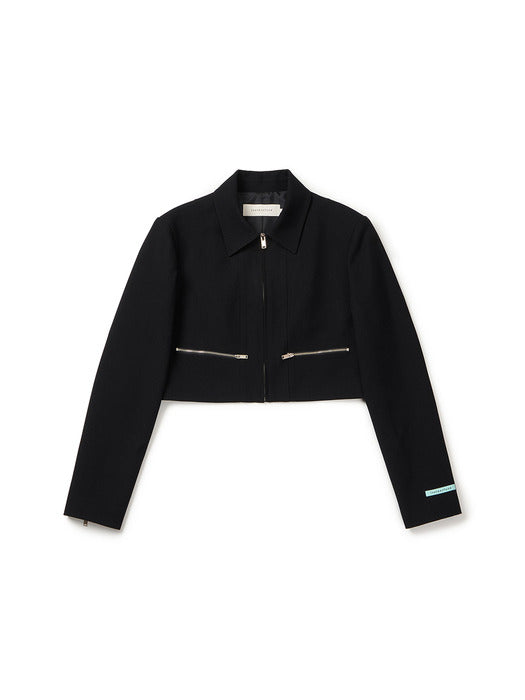 Instantfunk Zip-up Crop Jacket