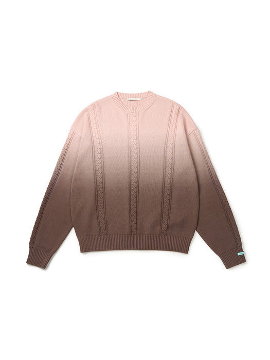 Instantfunk Men's Cable Gradation Knitwear