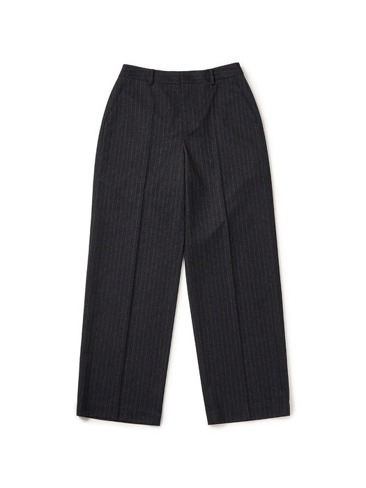 Instantfunk Stripe Semi-Wide Slacks