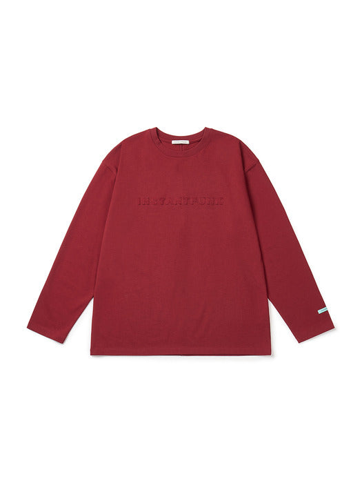[Instantfunk] Appliqué Oversized T-shirt
