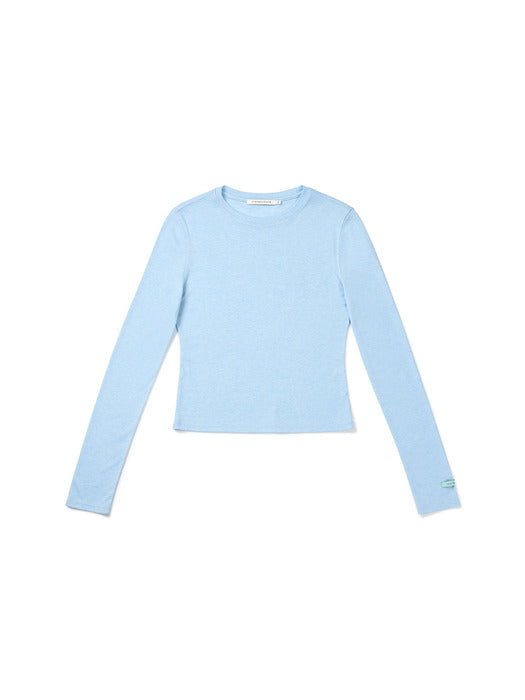 Instantfunk Basic Long-Sleeve T-shirt - Blue