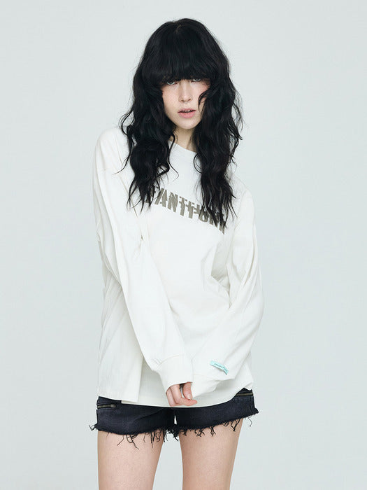 Instantfunk Big Logo T-shirt - Ivory
