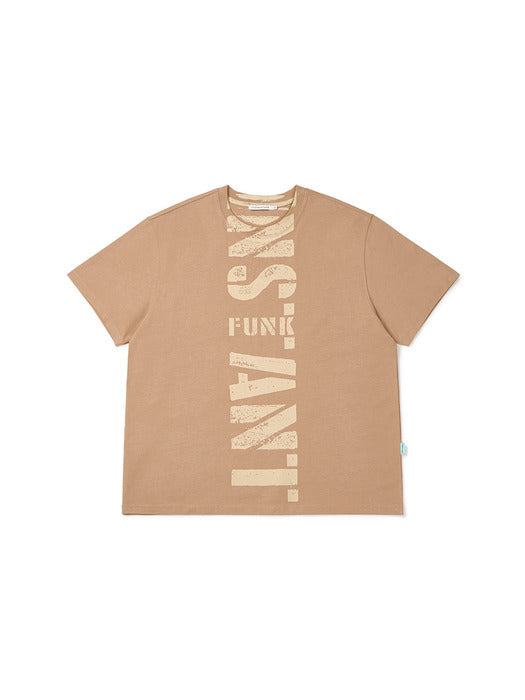 Instantfunk Men's Vintage Logo T-shirt - Beige