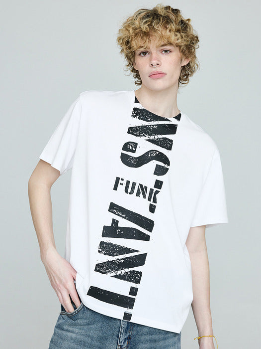 Instantfunk Men's Vintage Logo T-shirt - White