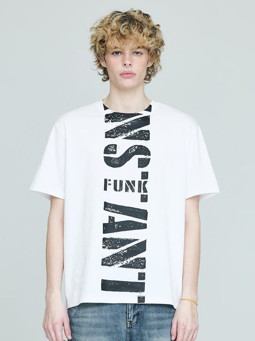 Instantfunk Men's Vintage Logo T-shirt - White