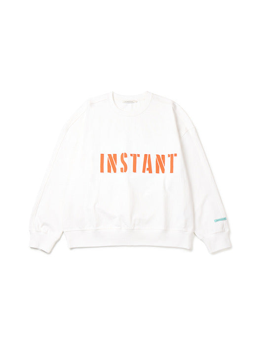 Instantfunk Men's Logo Sweatshirt - White