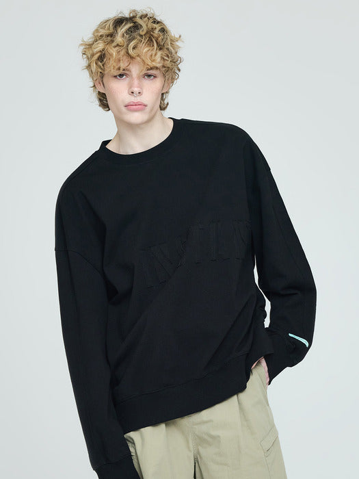 [Instantfunk] Men's Logo Sweatshirt - Black