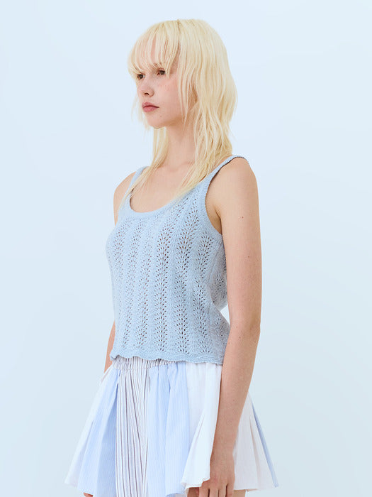 Instantfunk Spring Ribbon Sleeveless - Sky Blue